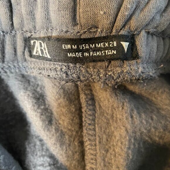 ZARA Cargo Charcoal Gray Women's Sweatpants Size M - Picture 9 of 10